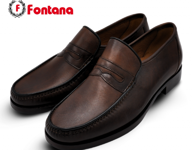 1000BL vit.tamp brown - nappa nero - LOGO