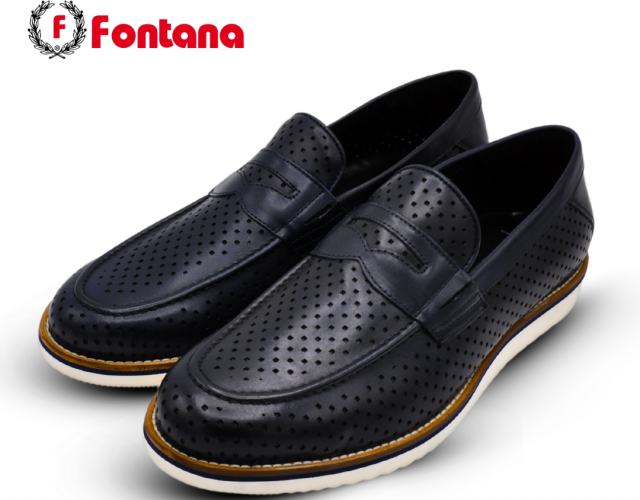 5770 CALF COL.BLU TOM.LASERATA - LOGO